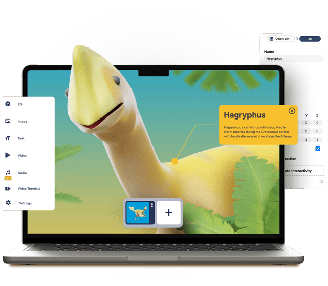 Assemblr EDU Fun and interactive learning with 3D and AR. With Assemblr EDU, you can create a more fun and interactive learning experience in 3D & AR. Be it for teachers or students, you can bring any lessons to life in immersive experiences like no other.