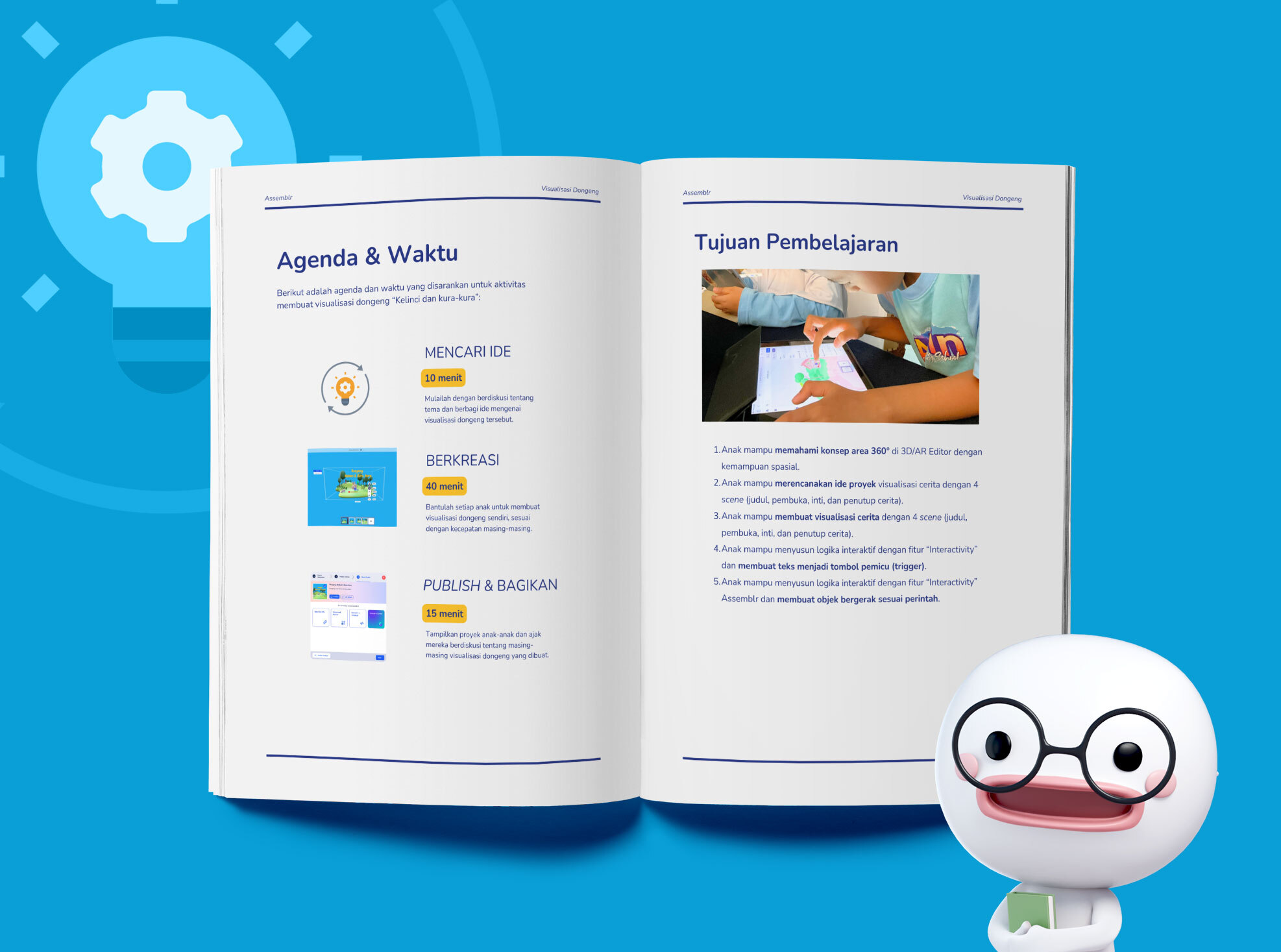 Assemblr EDU Modul for student and teacher or tutor